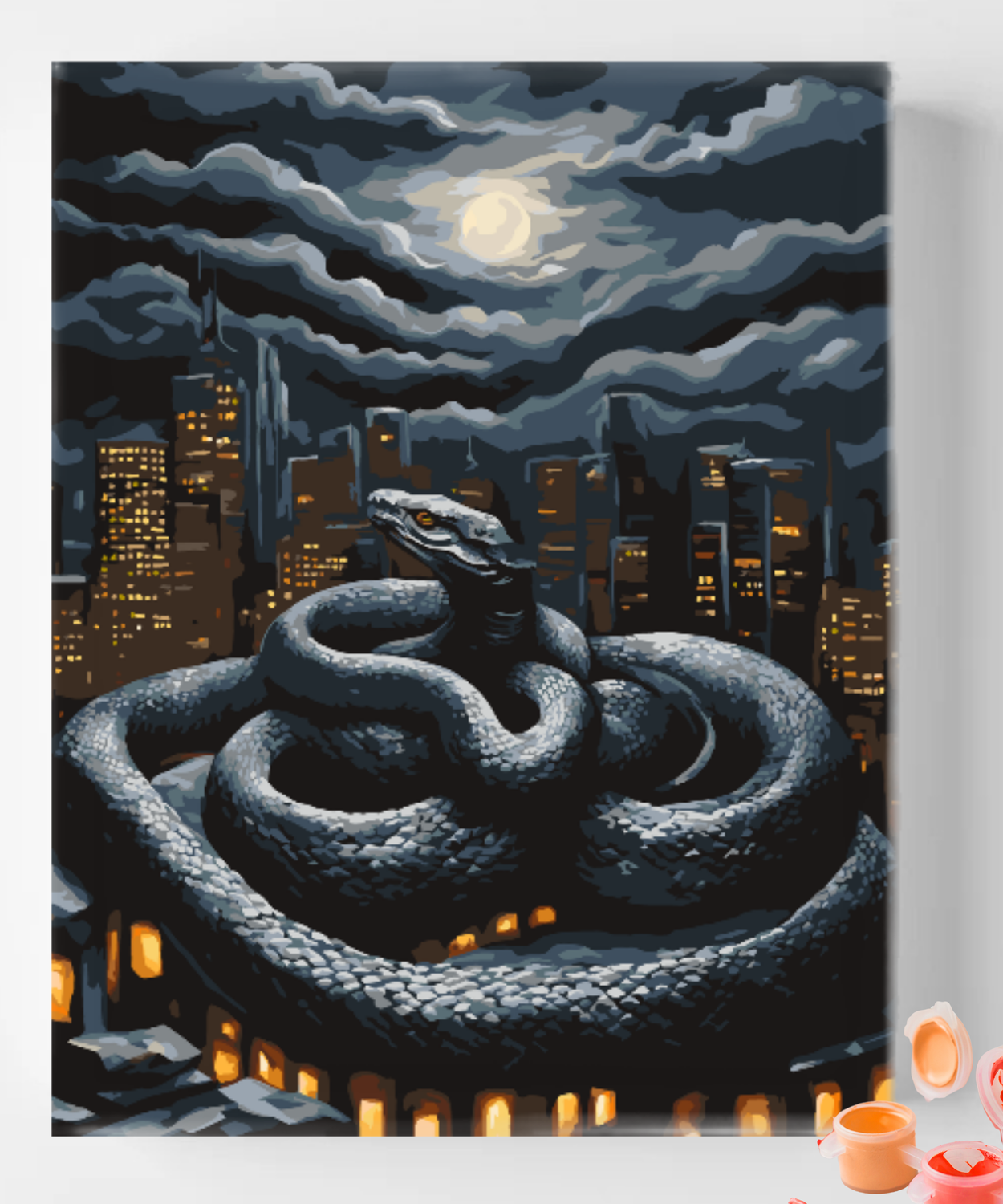 Dark Black Snake