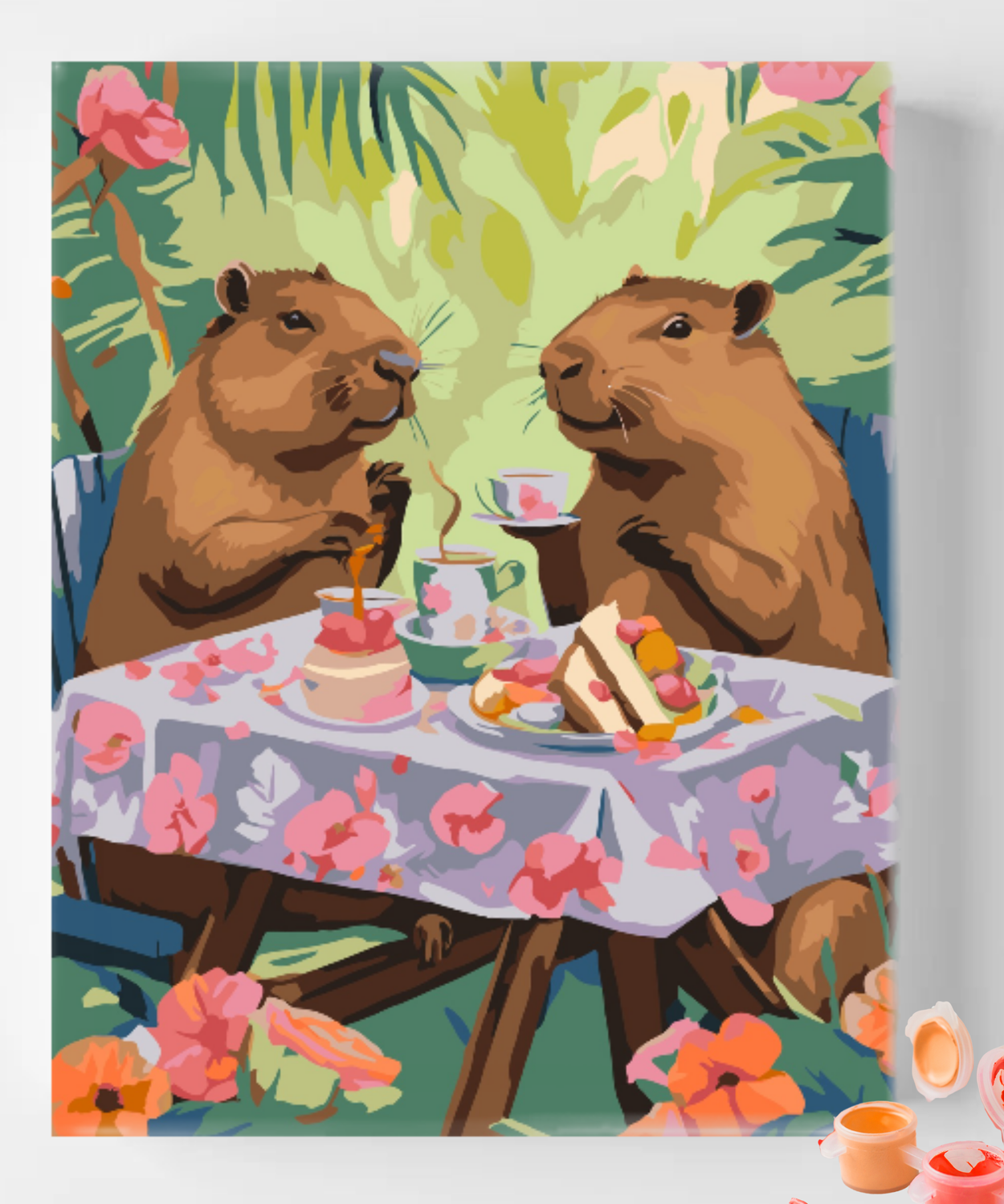 Capybara Tea Party