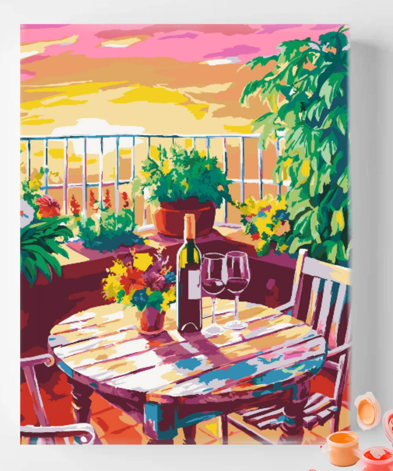 Wine Sunset