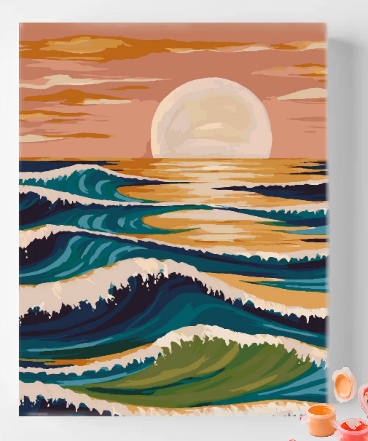 Japan Wave Sunset