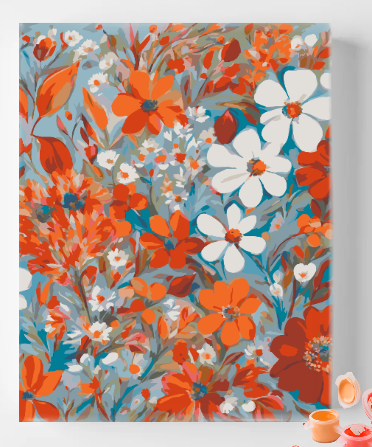 Orange Floral