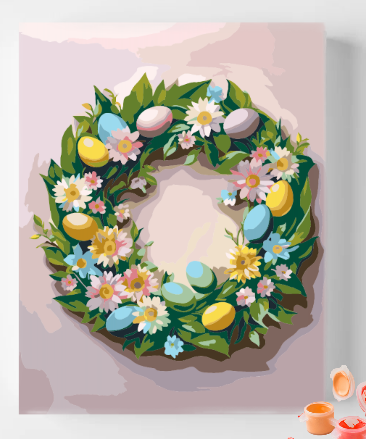 Easter Floral Wreath