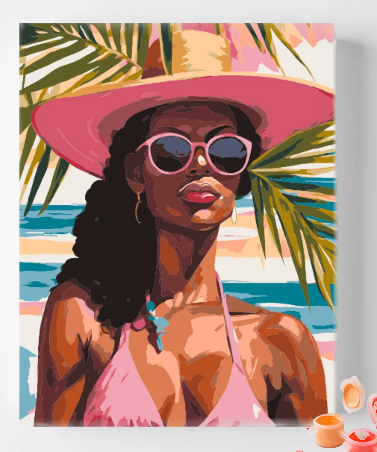 Woman in Pink