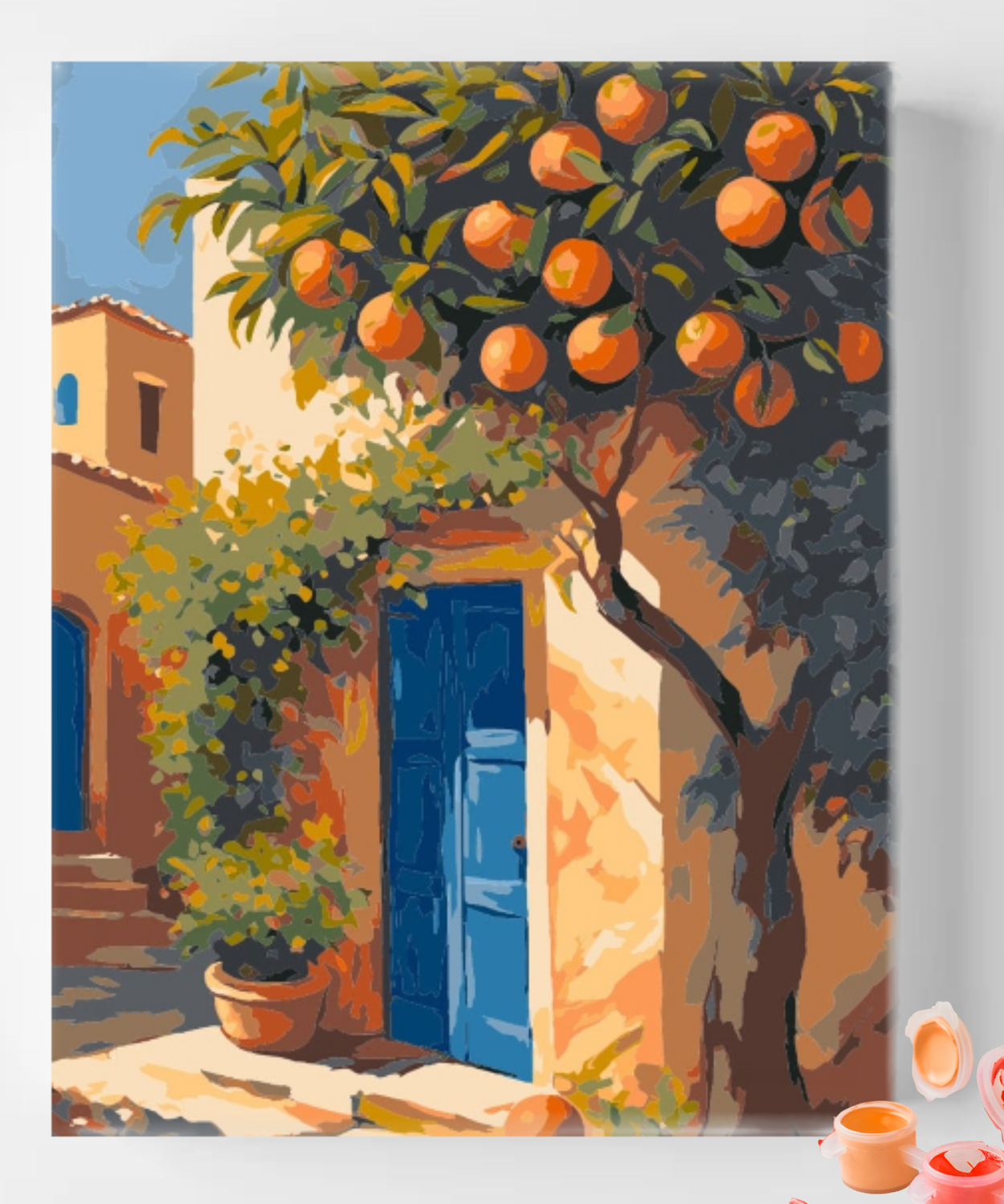 Landscape Orange Tree
