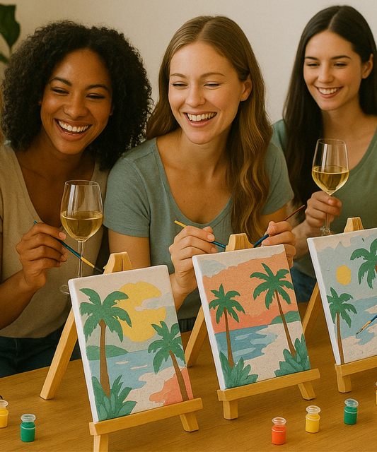 How to Host the Ultimate Summer Paint & Sip Party