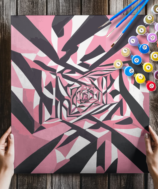 Black Pink Abstract