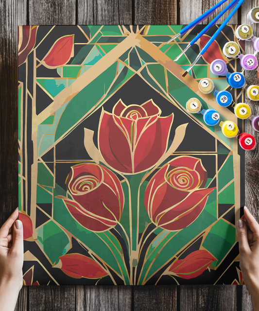 Art Deco Roses