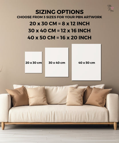 Personalised Couple Paint by Number Kit