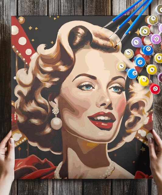 Vintage Glamor Woman