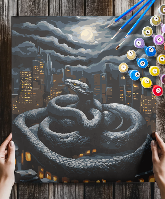 Dark Black Snake