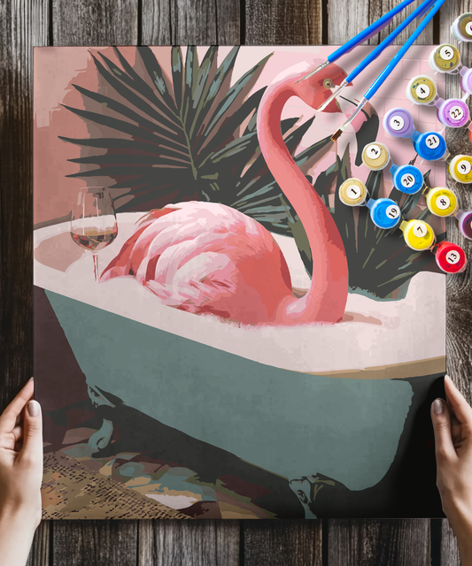 Flamingo Bath