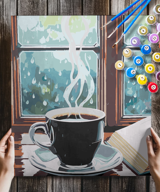 Cafe in the Rain