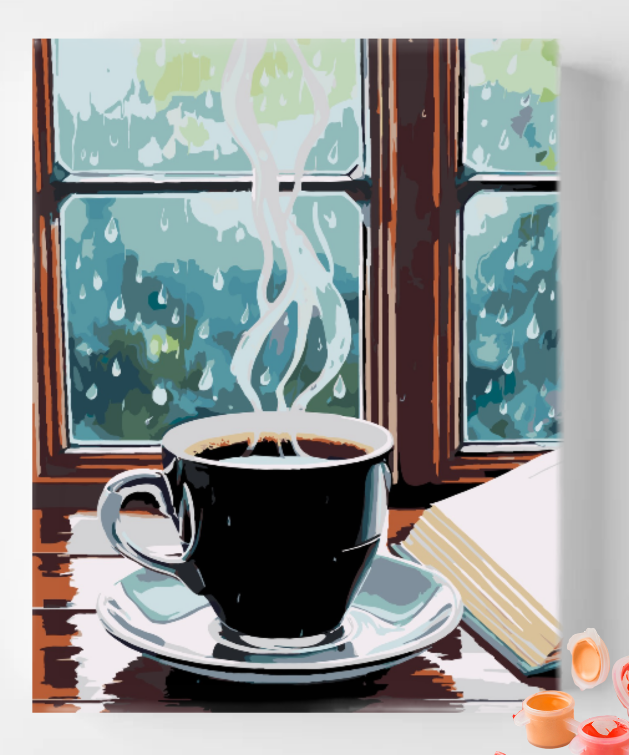 Cafe in the Rain