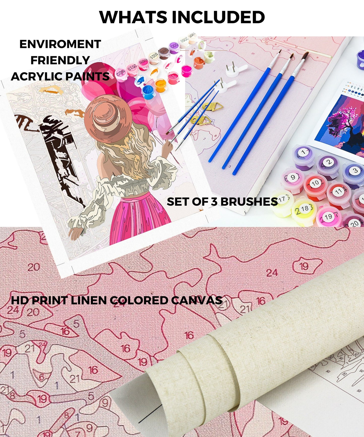 Personalised Couple Paint by Number Kit