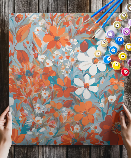 Orange Floral