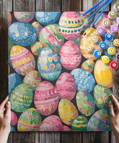 Easter Eggs Wreath