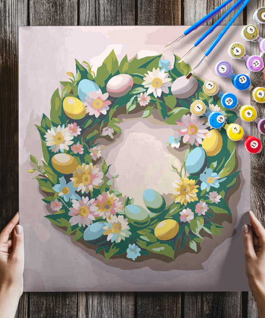 Easter Floral Wreath