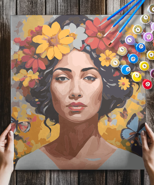 Floral Woman Headdress