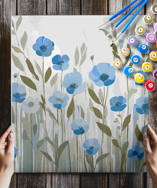 Simple Blue Wildflower