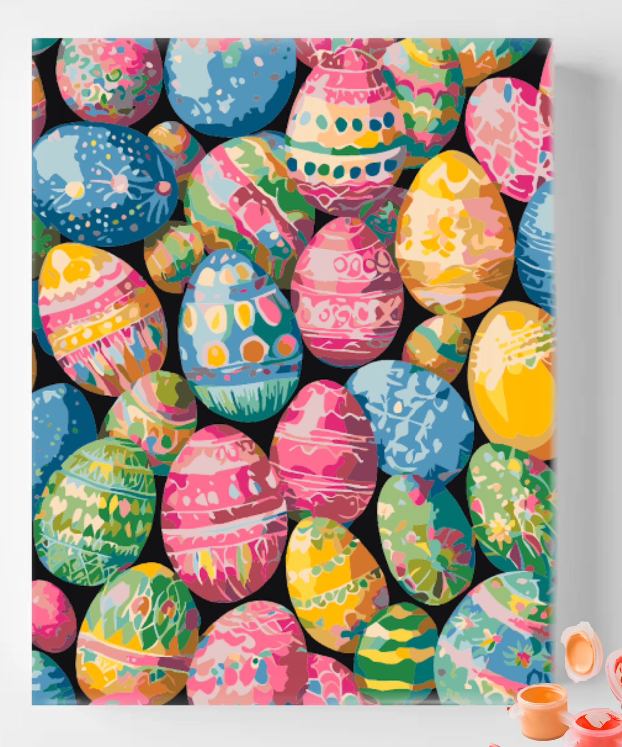 Easter Eggs Wreath
