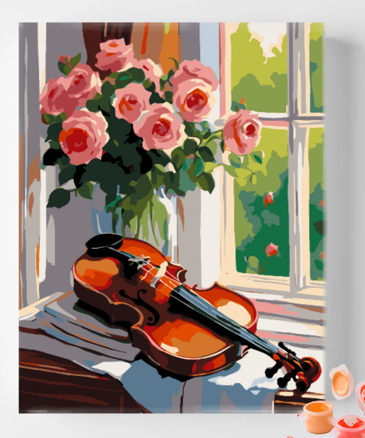 Violin Roses