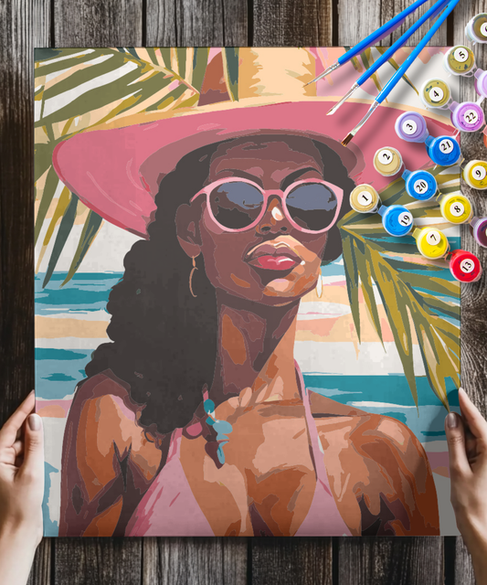 Woman in Pink