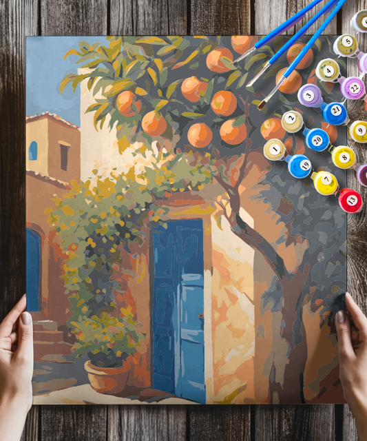 Landscape Orange Tree