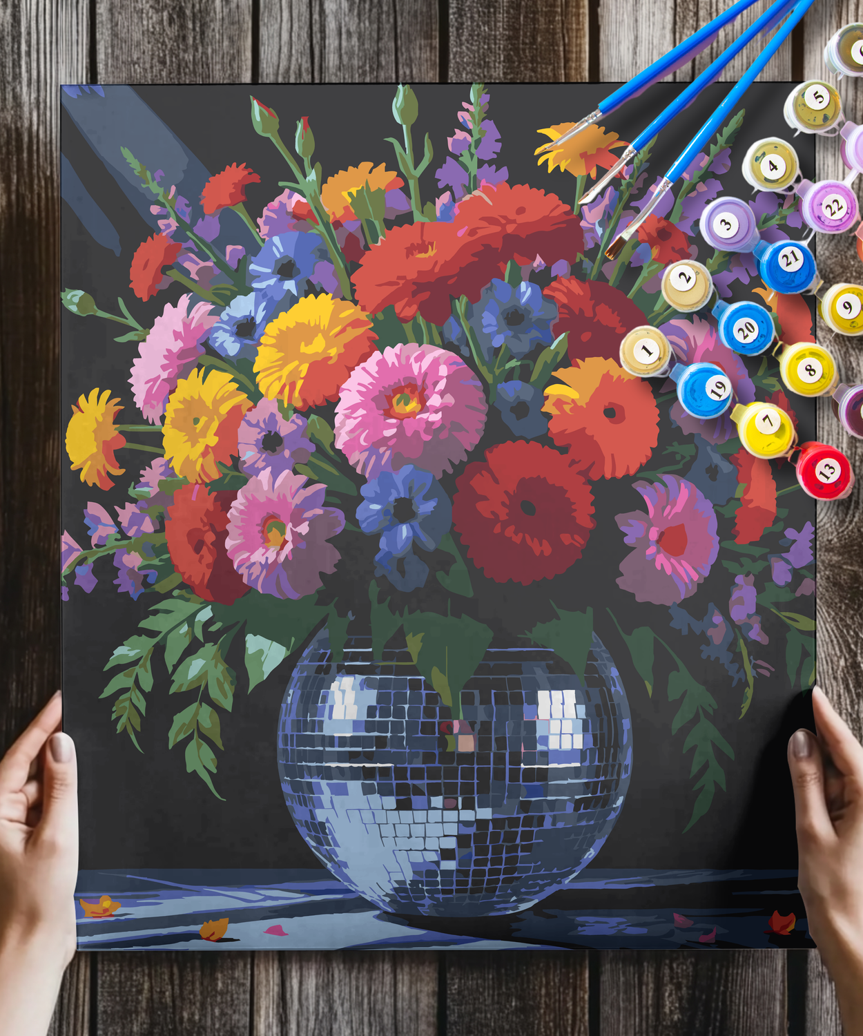 Floral Disco Ball