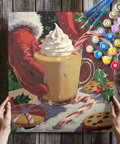 Santa Candy Cane Cocktail