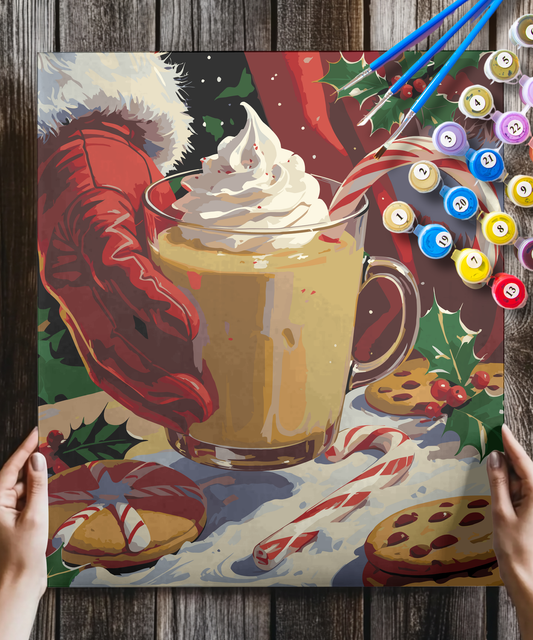 Santa Candy Cane Cocktail
