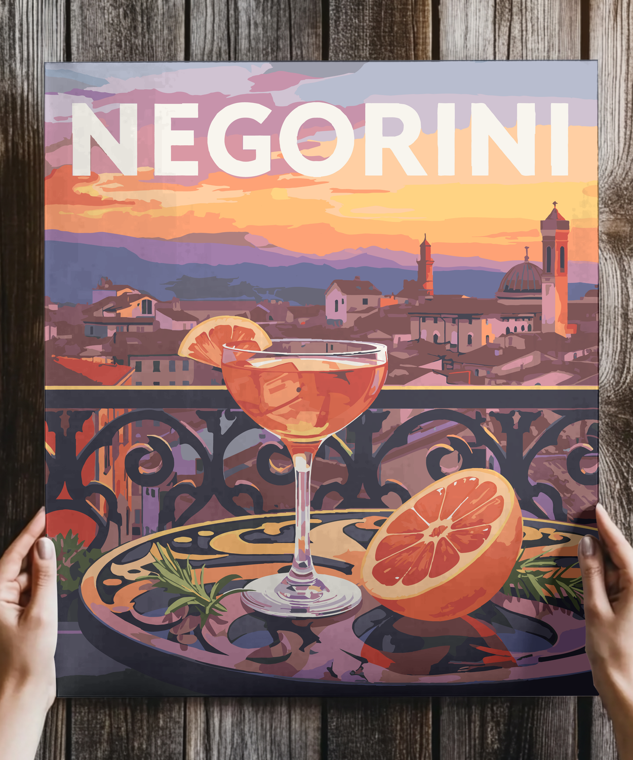 Negorini Retro Poster