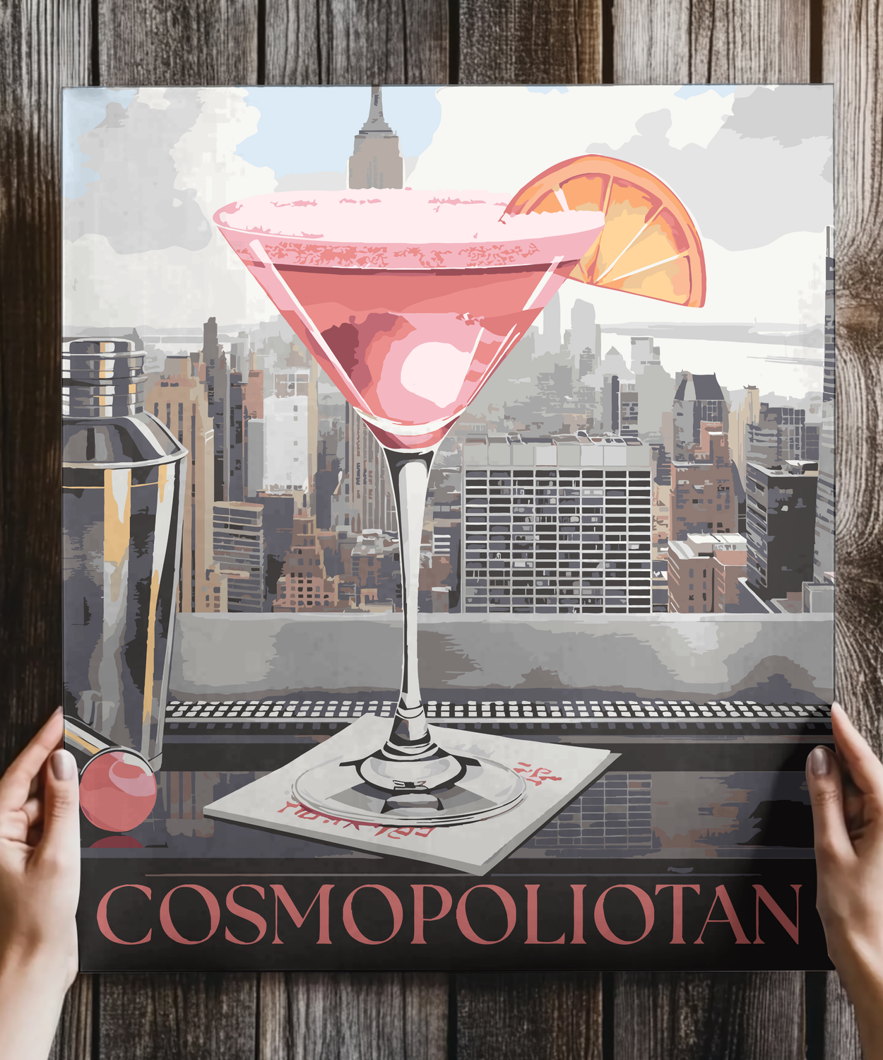 Cosmopolitan Travel Poster