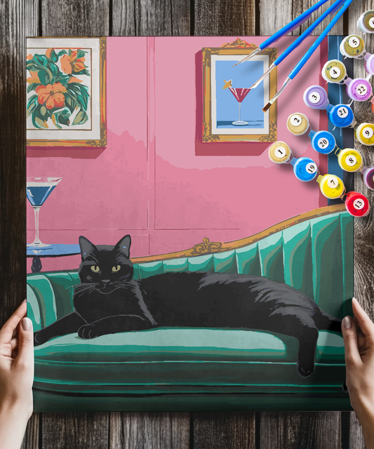Black Cat Sofa
