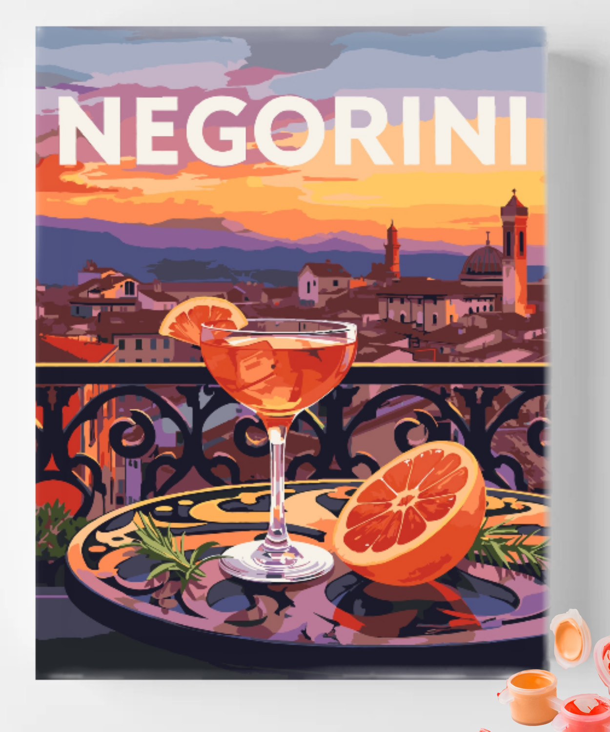 Negorini Retro Poster