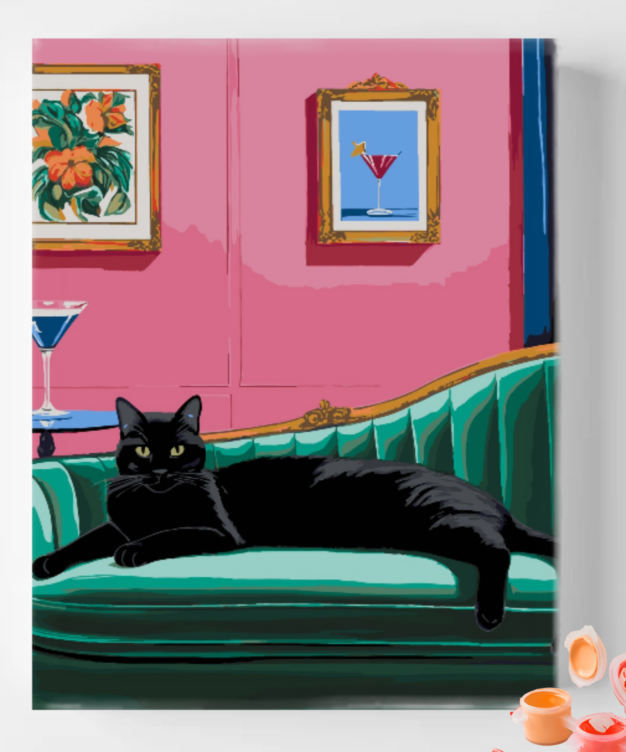 Black Cat Sofa