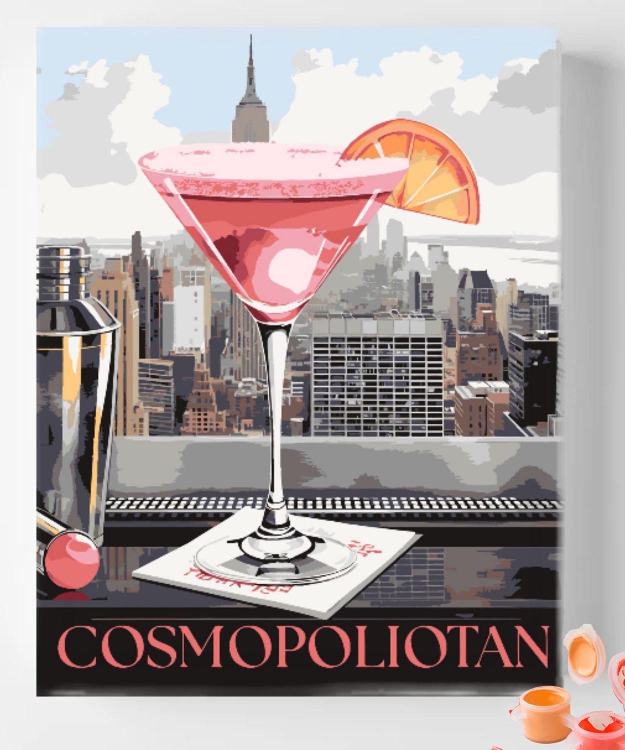 Cosmopolitan Travel Poster