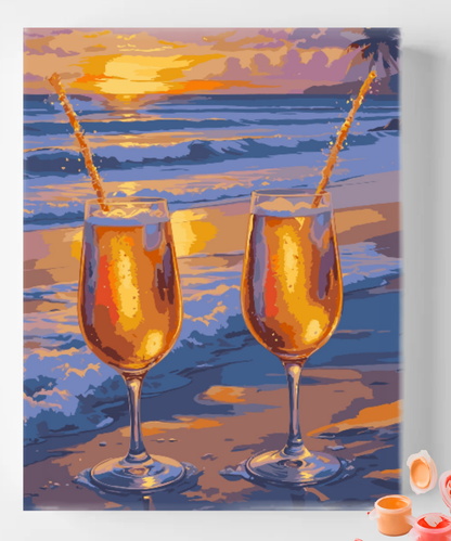 Peach Cocktail Beach