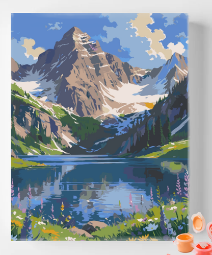 Mountain Lake Landscape