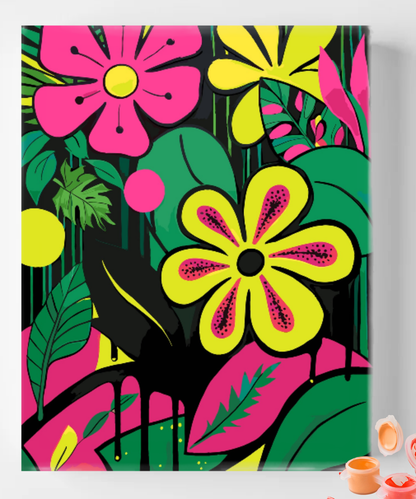 Neon Floral
