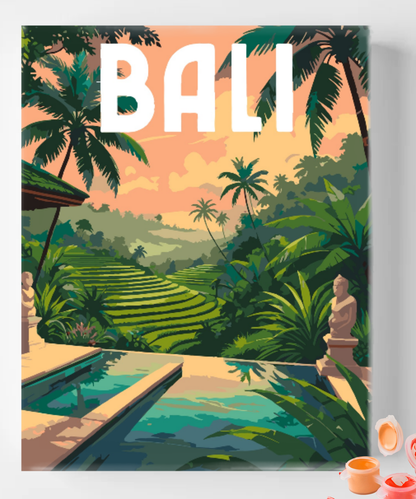 Bali Travel Poster