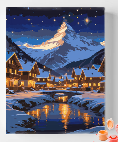 Winter Mountain Cabin