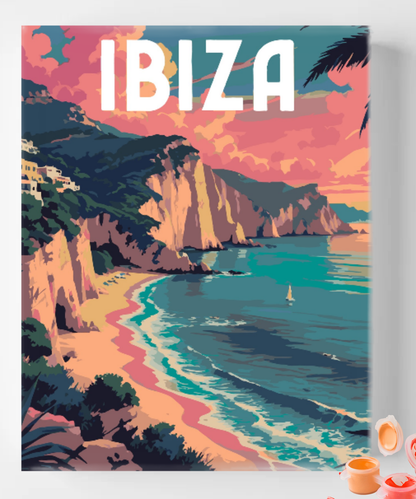 Ibiza Travel Poster