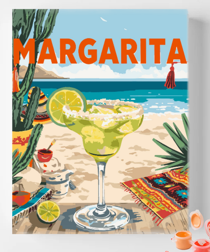Margarita Travel Poster