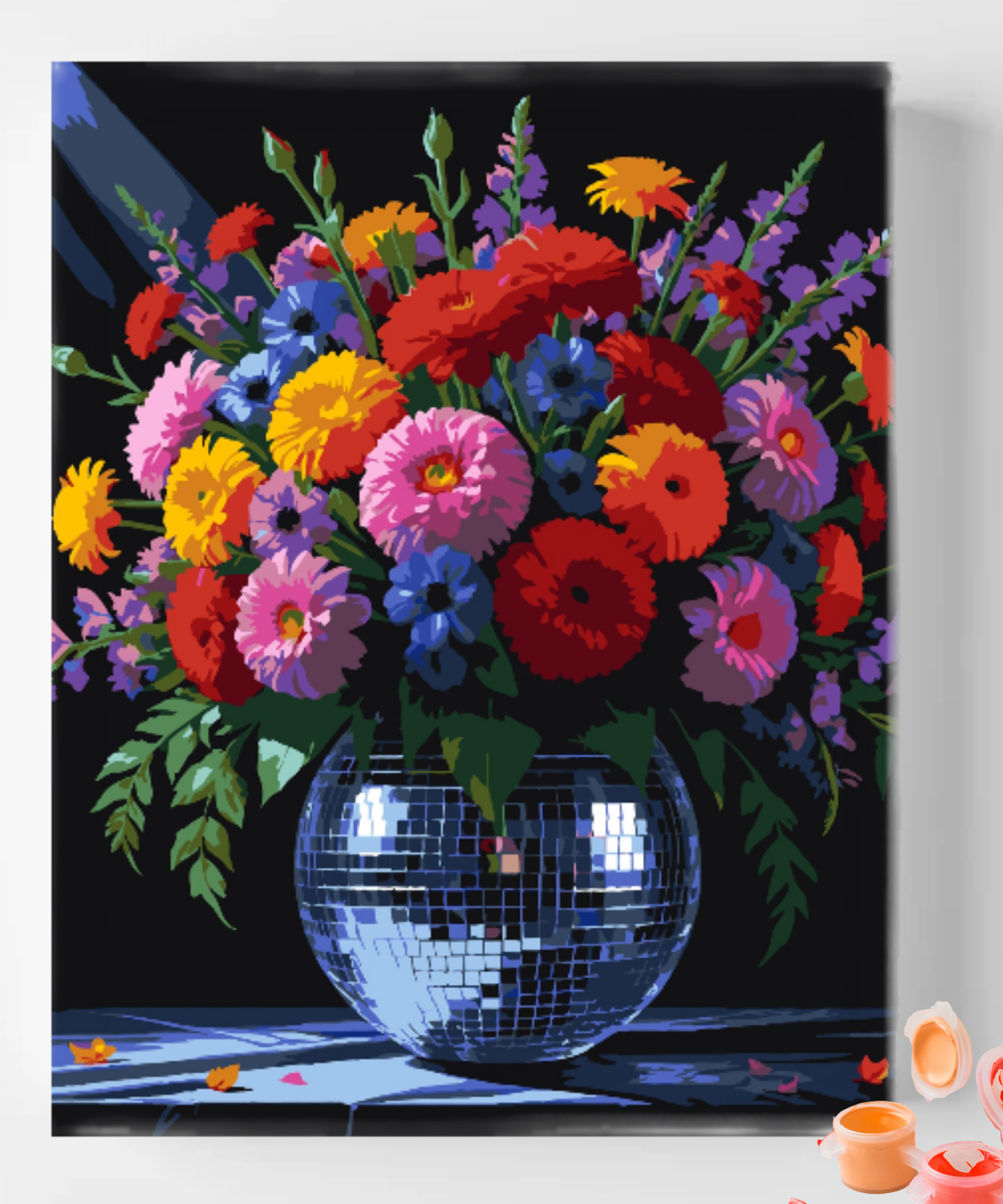 Floral Disco Ball