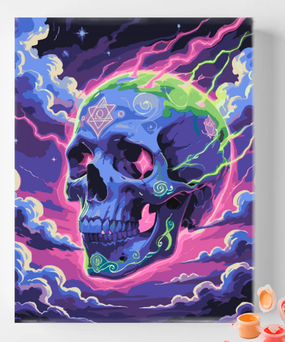 Neon Skull