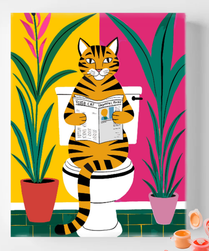 Tiger Bathroom