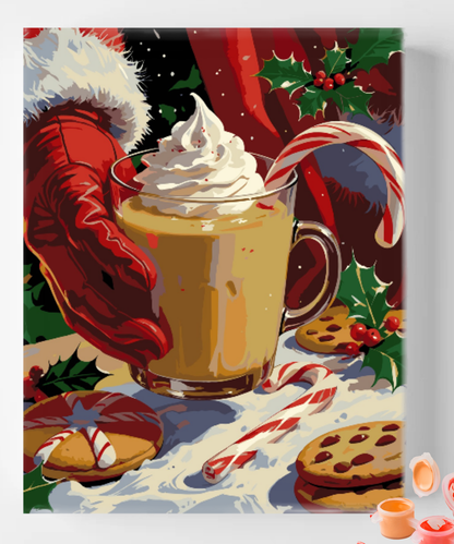 Santa Candy Cane Cocktail