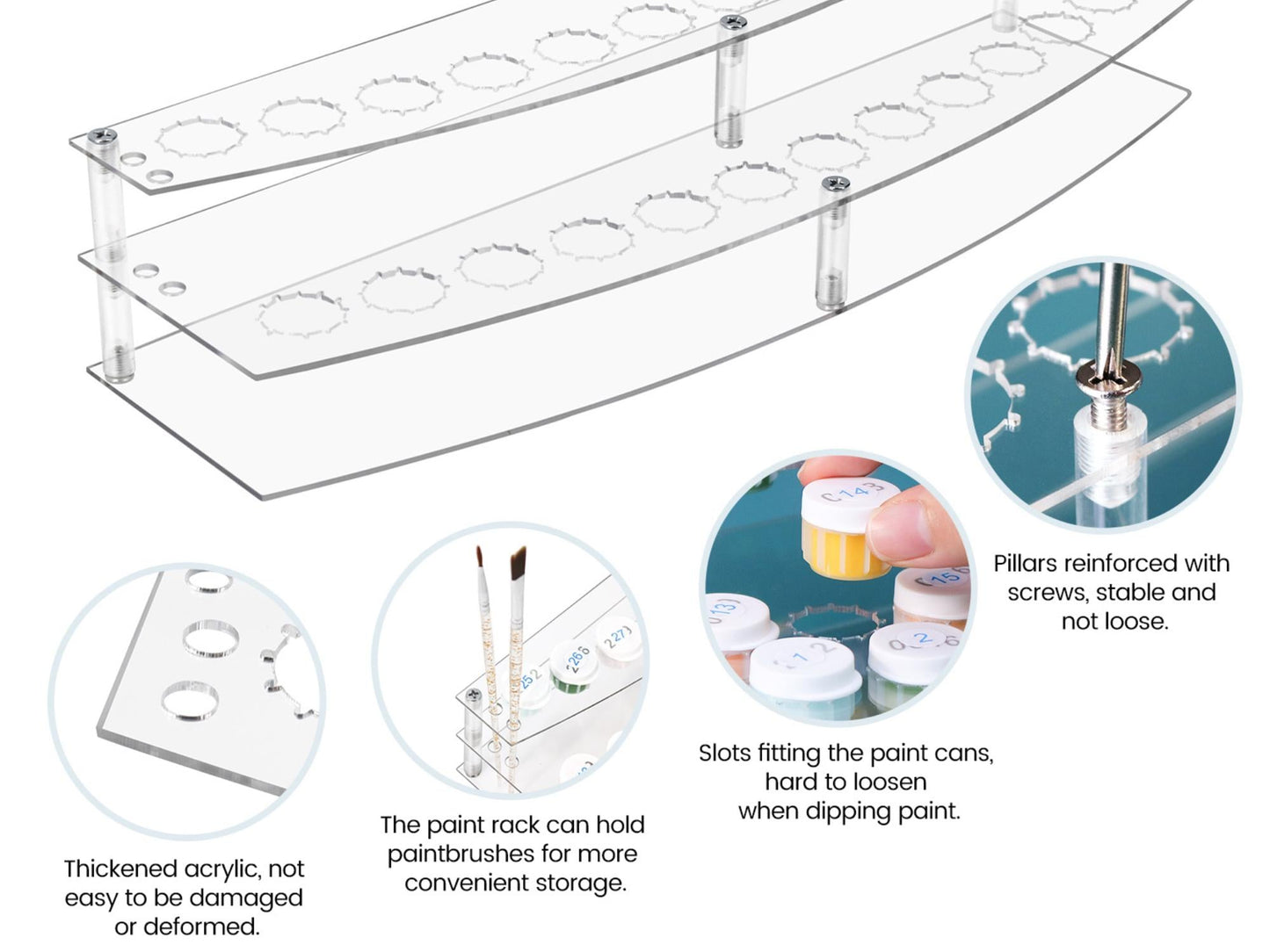 24/36/48 Hole Paint Holder