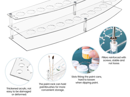 24/36/48 Hole Paint Holder