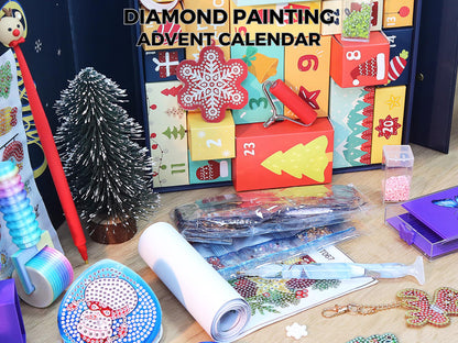 Advent Calendar Christmas Diamond Painting Surprise Kit